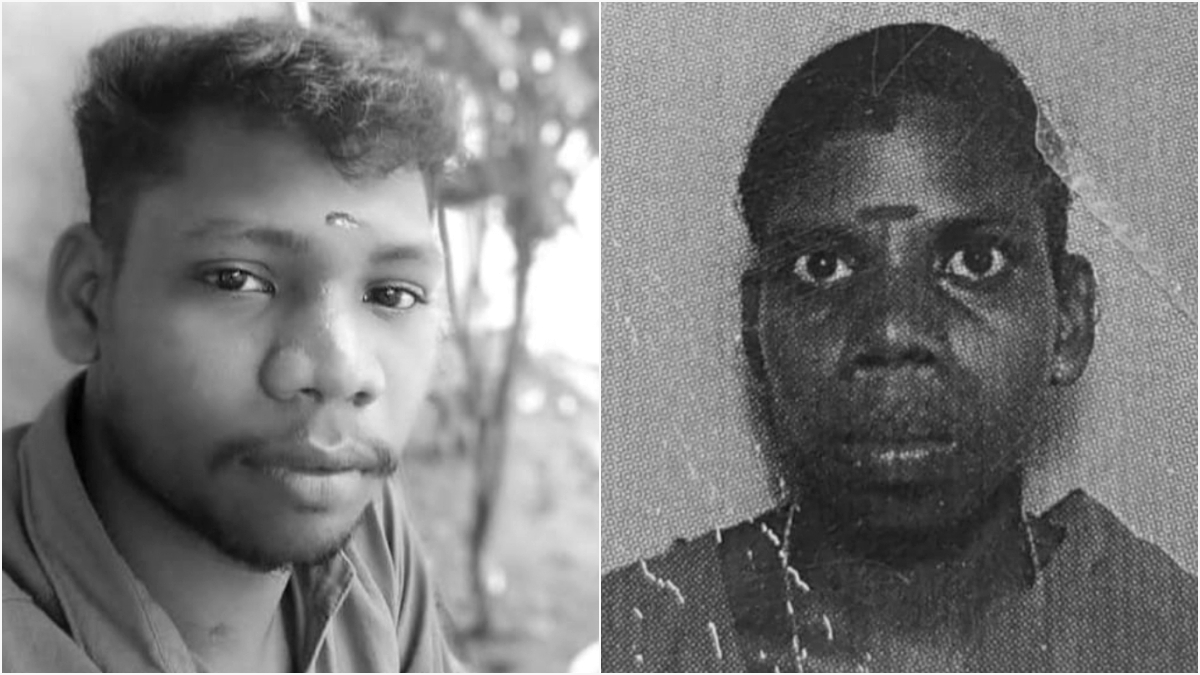 காட்டு யானை தக்கி உயிரிழந்த சதீஷ் மற்றும் அம்பிகா