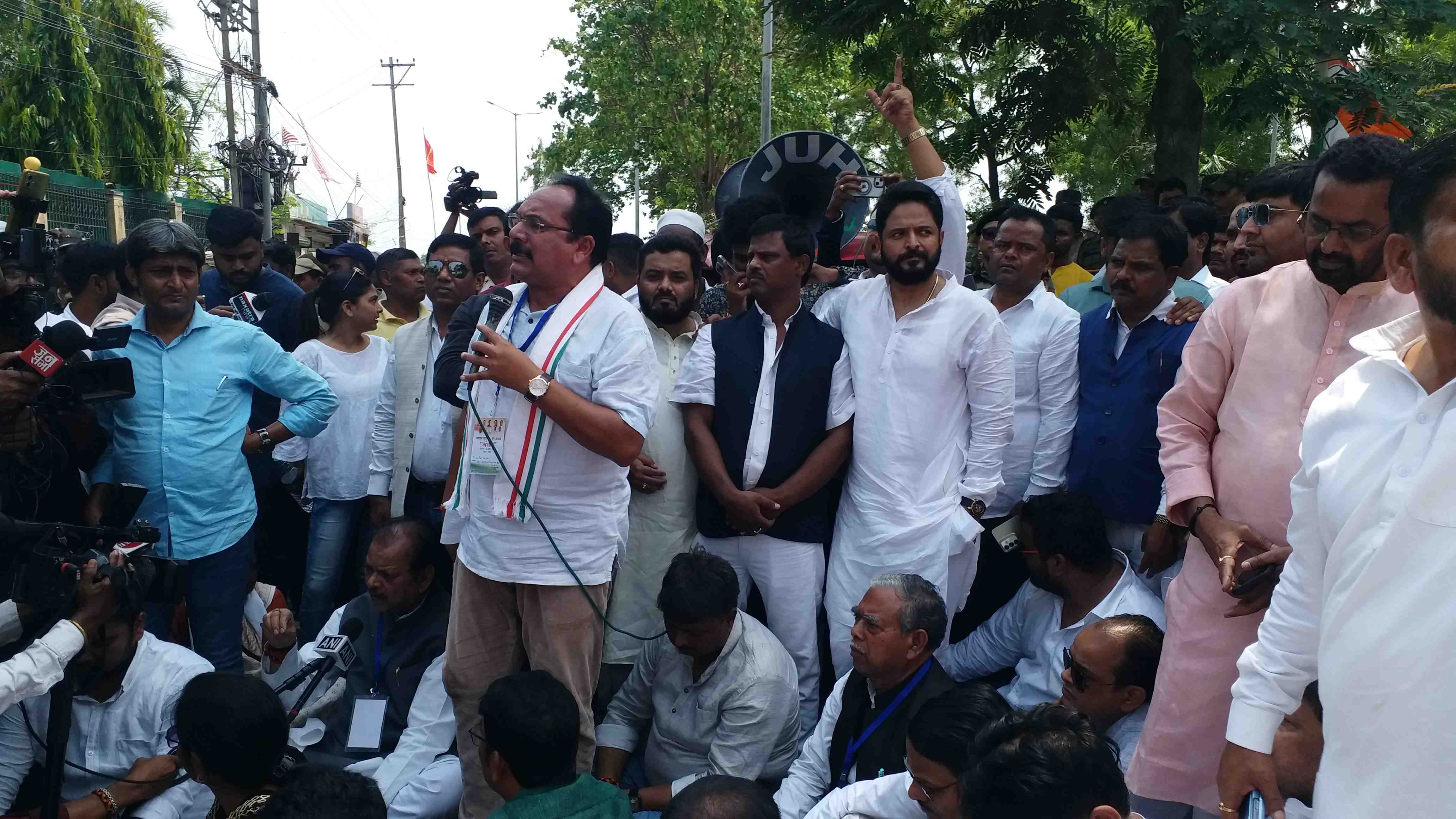 CONGRESS PROTEST IN RANCHI