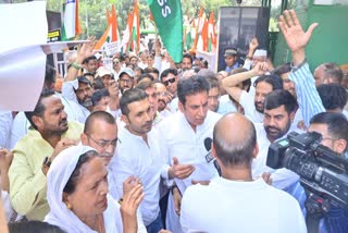 कांग्रेस पार्टी का प्रदर्शन