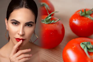 Just one tomato is enough to bring parlor-like glow on the face, use it like this