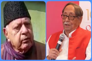 اے ایس دُلت (دائیں)، ڈاکٹر فاروق عبداللہ