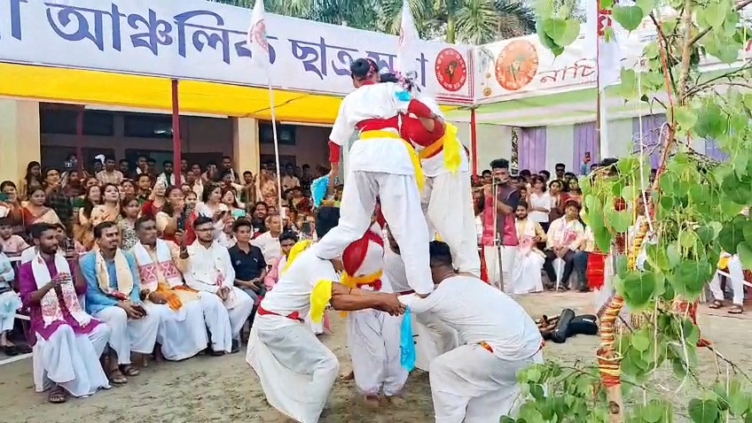 Nalbari AASU celebrated Rongali Bihu