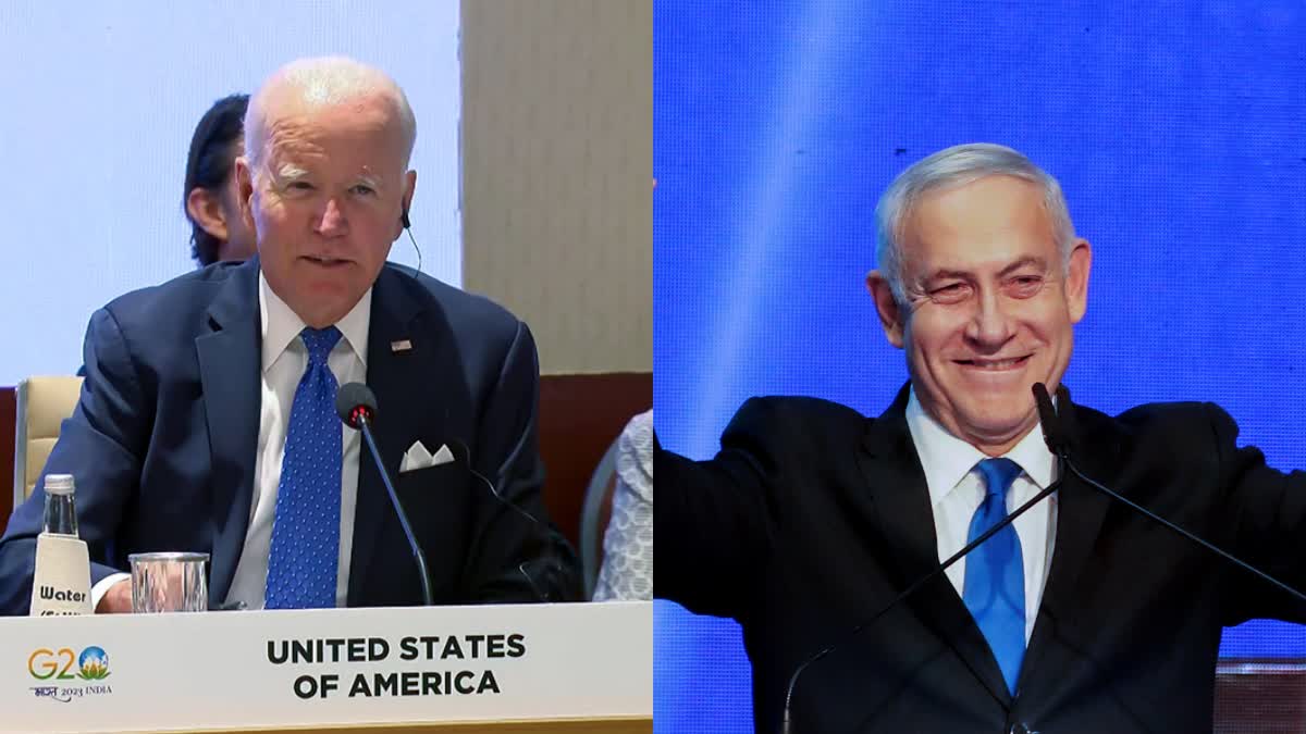 Joe Biden and Benjamin Netanyahu