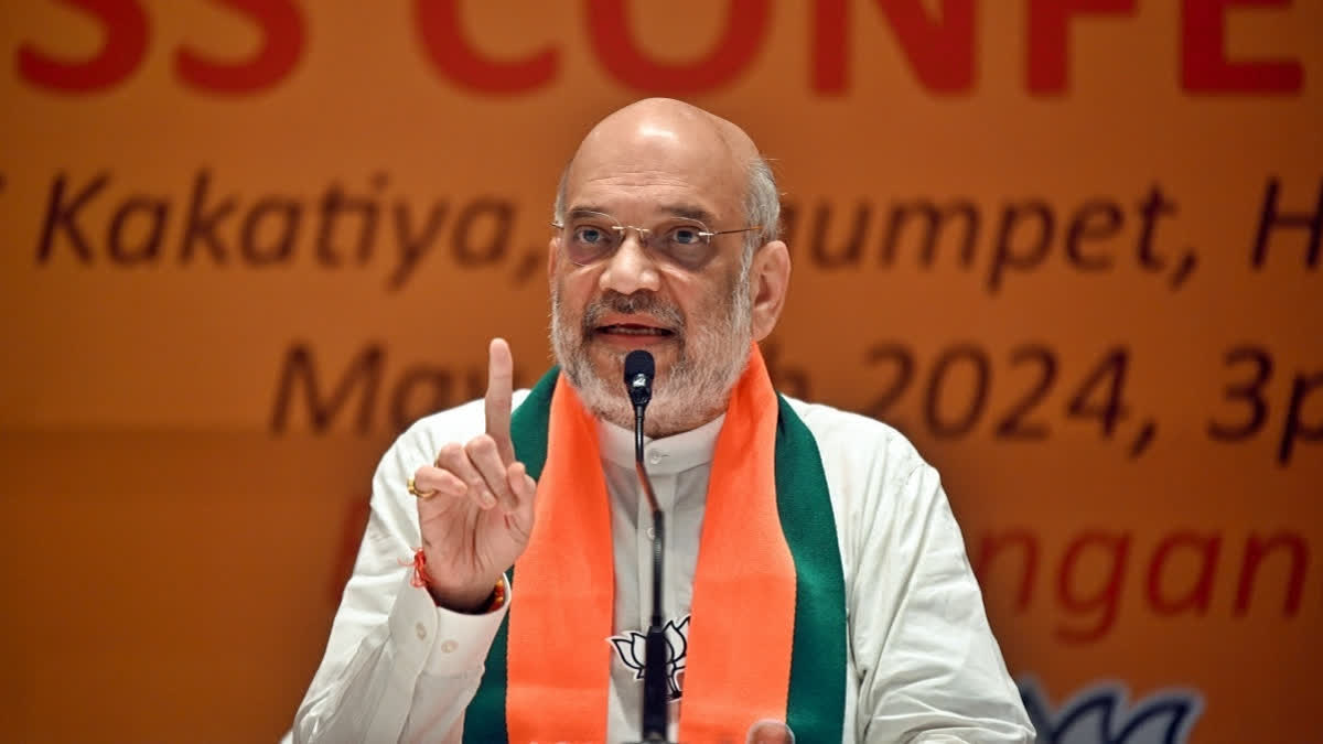 Home Minister Amit Shah on Thursday reached Srinagar city in Jammu and Kashmir for a two-day visit, amid a packed schedule of election rallies he has been attending in multiple poll-bound states across the country.