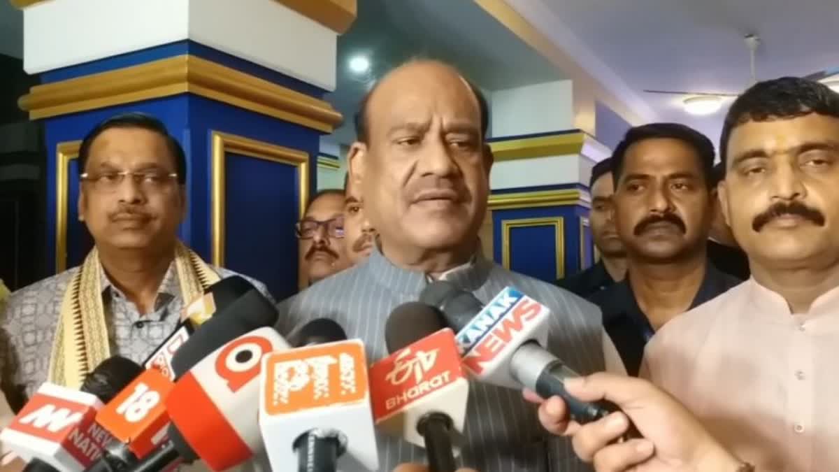 Om Birla Criticizes BJD Govt