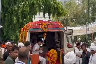Madhavi Raje Funeral In Gwalior