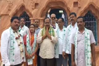 BJD Campaigning in Athamallik