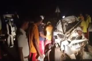 Odisha: Six Of Family Die As Car Crushed Between 2 Trucks in Kendujhar