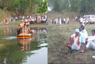 TEENS DROWNED TO DEATH IN KARNATAKA  CHILDRENS DROWNED IN TO DEATH  നാലു കുട്ടികൾ മുങ്ങിമരിച്ചു  DROWNED IN TO DEATH IN HASSAN