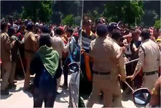 Devotees Misbehave with Police in Sonprayag