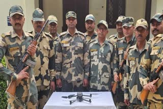 BSF  പാക് ഡ്രോൺ കണ്ടെടുത്ത് ബിഎസ്എഫ്  PAK DRONE FOUNDED IN AMRITSAR  TERRORISM IN INDIA