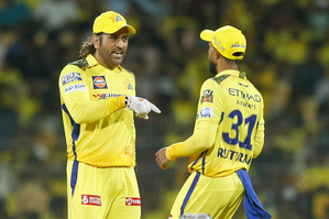 MS Dhoni and Ruturaj Gaikwad