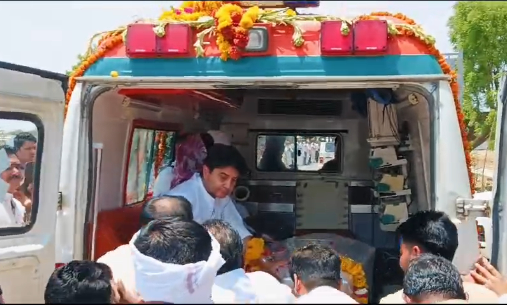 Madhavi Raje Funeral In Gwalior