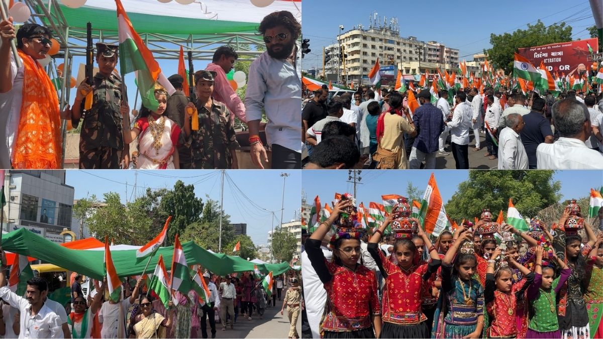 ભુજના માર્ગો પર દેશભક્તિ છવાઈ