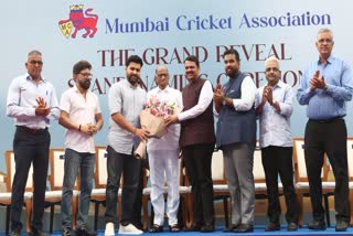Rohit Sharma Stand unveiled at Wankhede