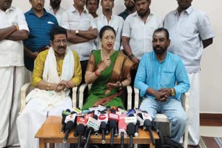 நடிகையும், அதிமுக கொள்கைப் பரப்பு இணை செயலாளருமான கவுதமி செய்தியாளர் சந்திப்பு