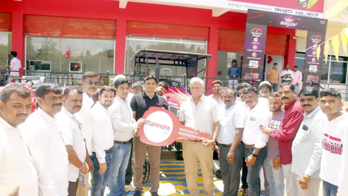 bcci president roger binny bought a new tractor in chamarajanagar