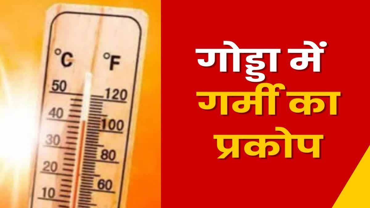 heat wave in Godda temperature reaches record level of 46 degree Celsius