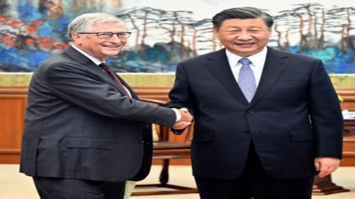 Chinese President Xi Jinping meets Bill Gates