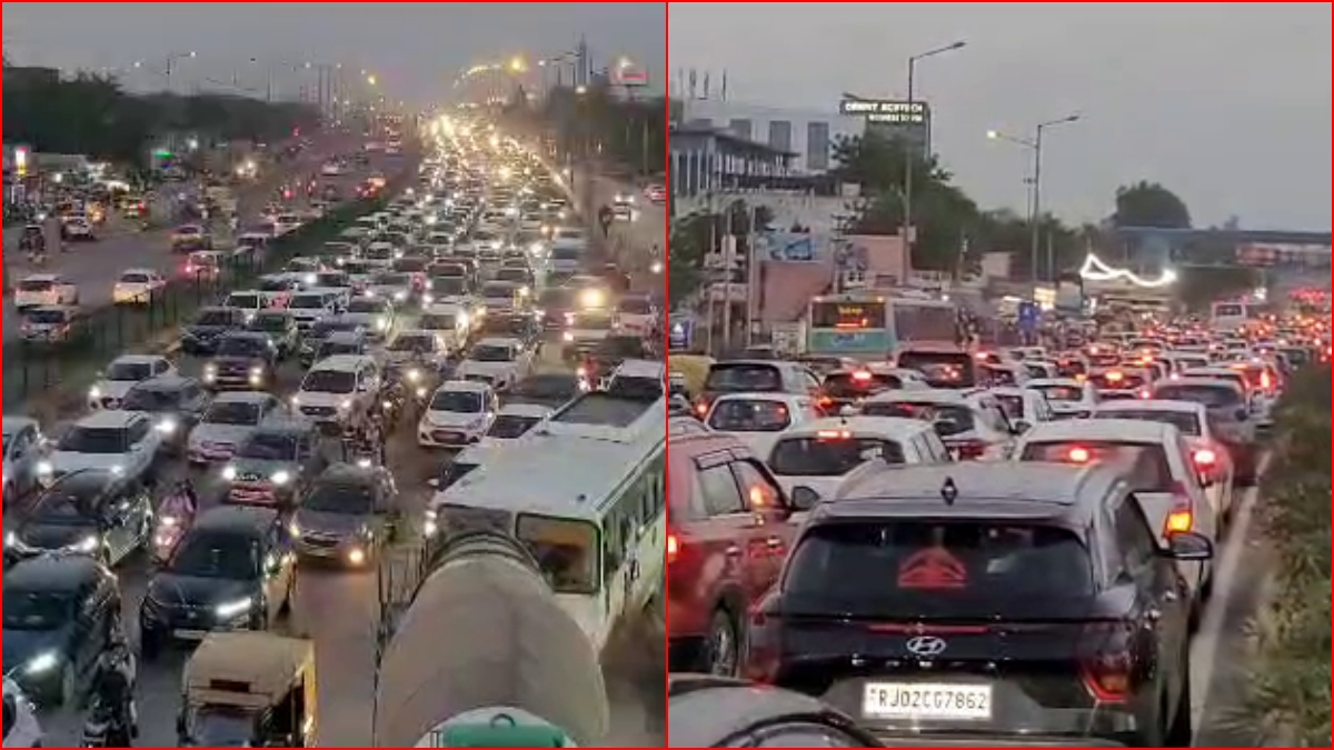 traffic-jam-in-gurugram-on-delhi-jaipur-highway