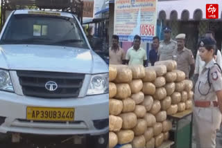 The keeranur police let the ganja smugglers escape in Pudukottai