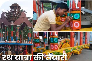 Preparation for Rath Yatra of Lord Jagannath in Ranchi