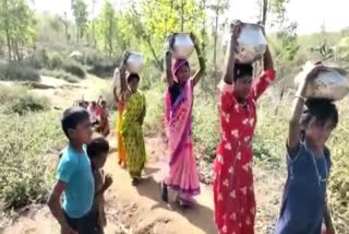 lack of drinking water in Koderma Domchanch
