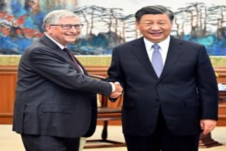 Chinese President Xi Jinping meets Bill Gates