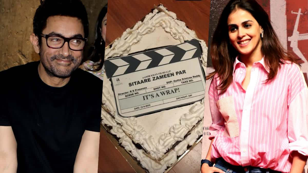 It's a wrap on Aamir Khan and Genelia Deshmukh starrer Sitaare Zameen Par. The film helmed by RS Prasanna is scheduled for a Christmas 2024 release. The film which marks Aamir's comeback to the screens after Laal Singh Chaddha debacle is all set to lock horns with multistarrer comedy, Welcome To The Jungle.