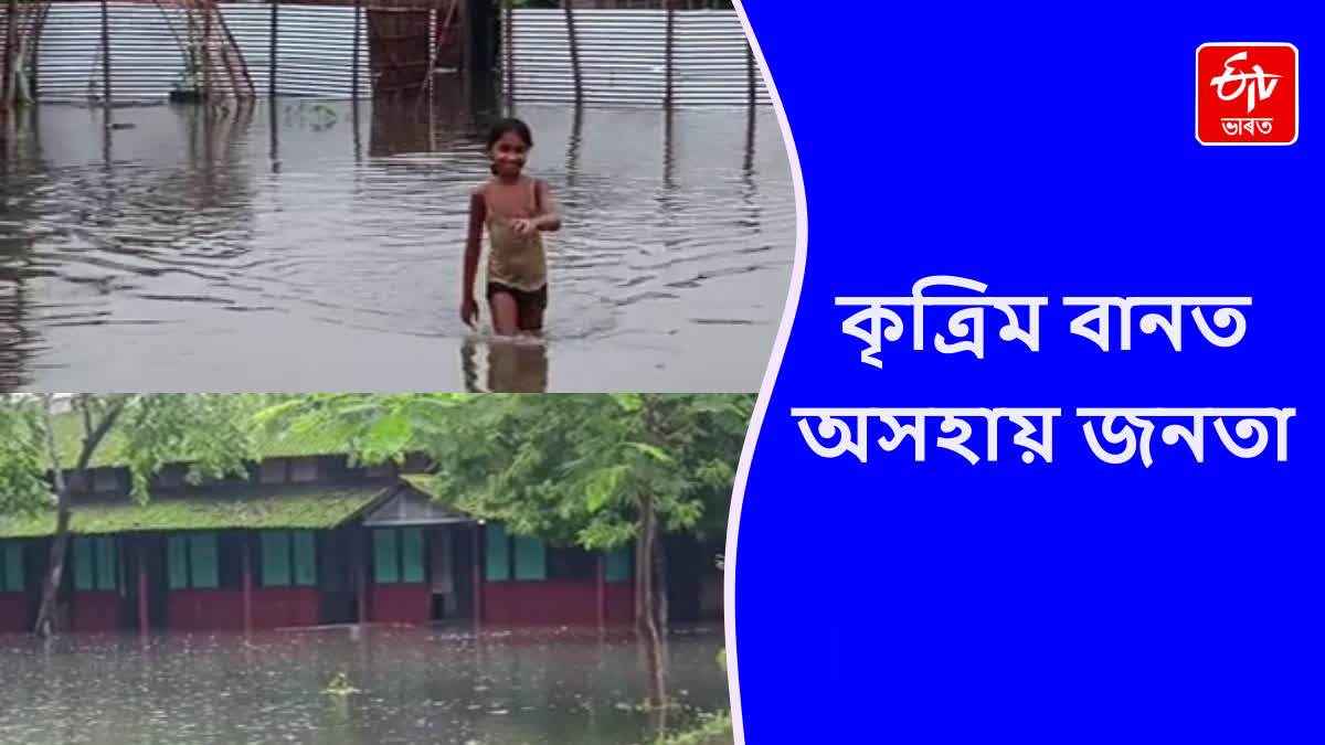 Artificial Flood in Assam