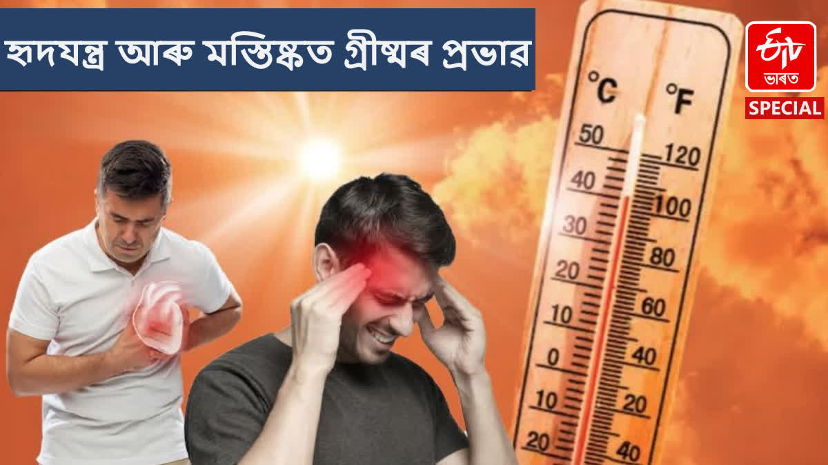 Effect of heat on heart and brain patients