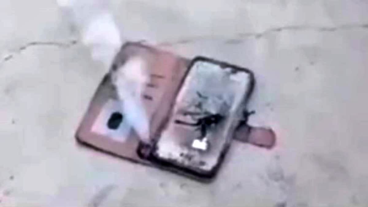 Mobile Phone Explosion in Cuttack