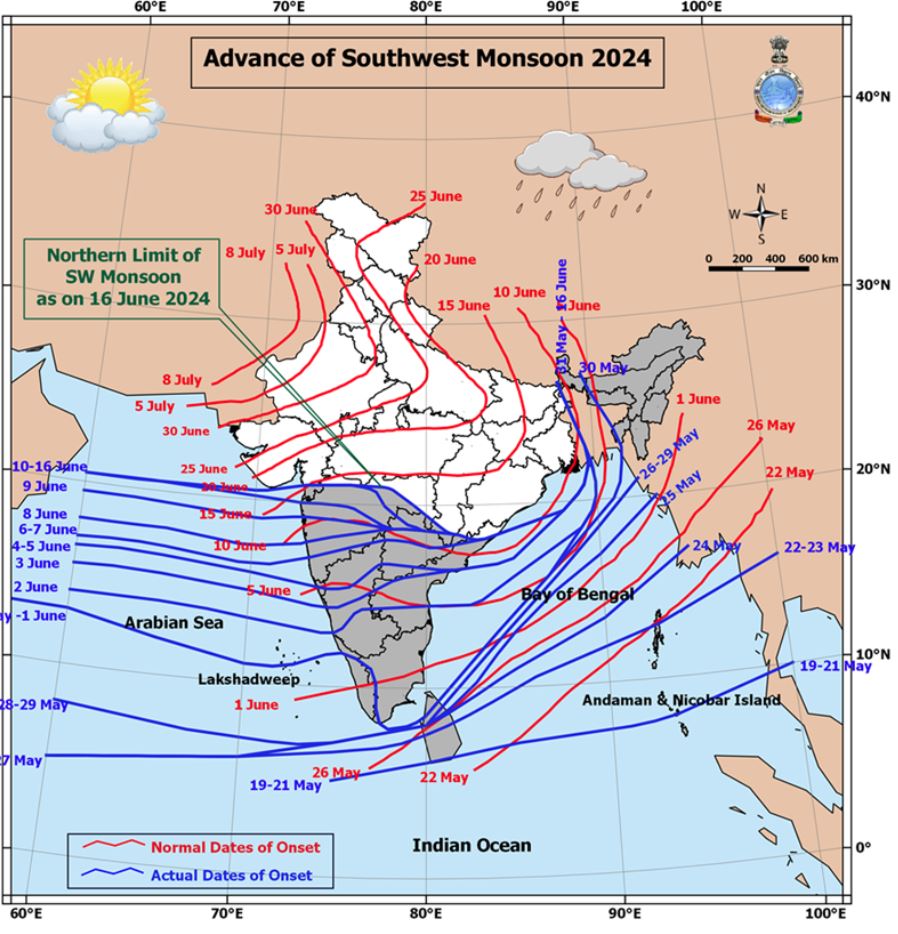 Monsoon has reached Gujarat know when will it knock in Haryana NCR Punjab imd monsoon tracker rainfall prediction weather update heatwave Rain Forecast Aaj ka Mausam Barish kab Hogi Monsoon kab se shuru hoga