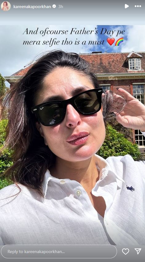 Kareena Kapoor shares this selfie