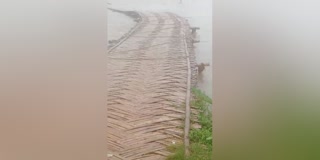 Bridge Drown in River