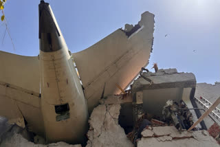 Still from Air India AI 171 crash site
