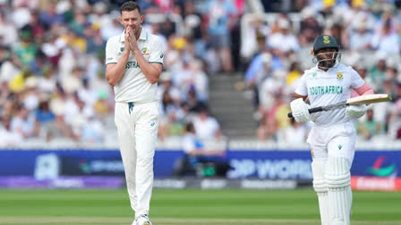 Johnson slams Josh Hazlewood