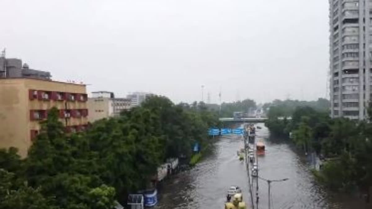 It's Delhi's ITO road, not a river