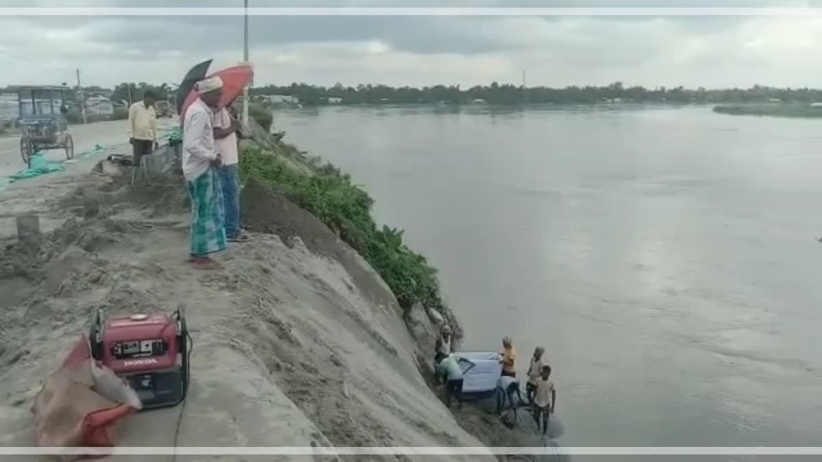 Beki river erosion turns serious at Jania in Barpeta