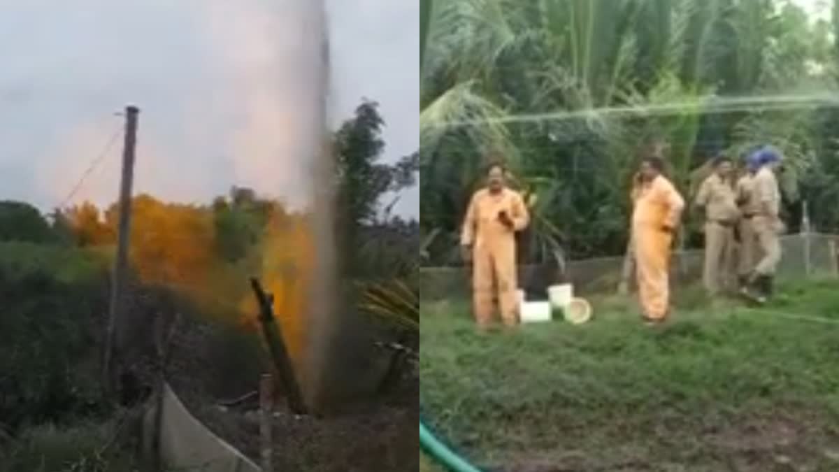 Flash fire at bore well in Andhra Pradesh - extinguished in six hours by swift action