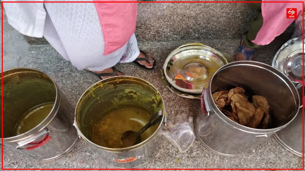 Etv BharatConsuming worm infested Midday Meal