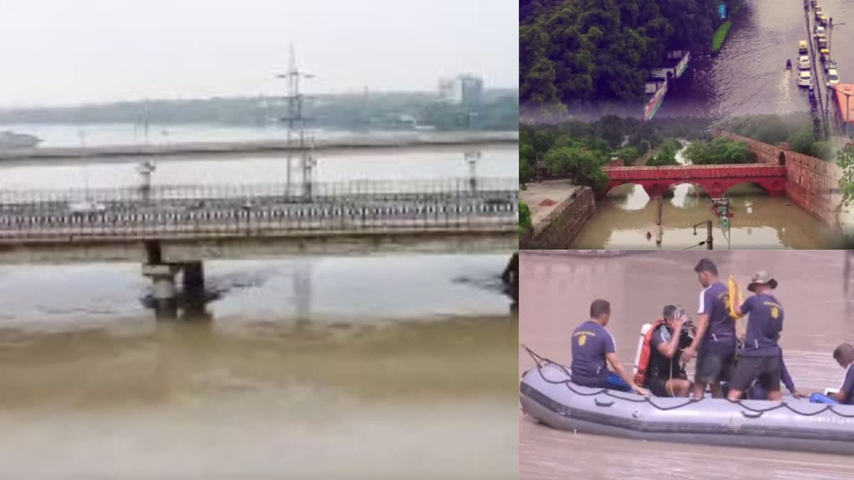 Delhi arterial roads remain water logged as Yamuna River continues overflowing