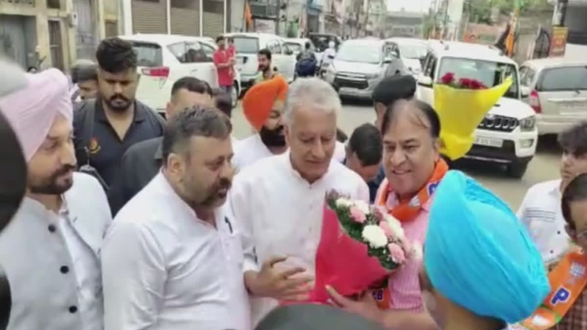 Sunil Jakhar reached Ludhiana for the first time after becoming the BJP president