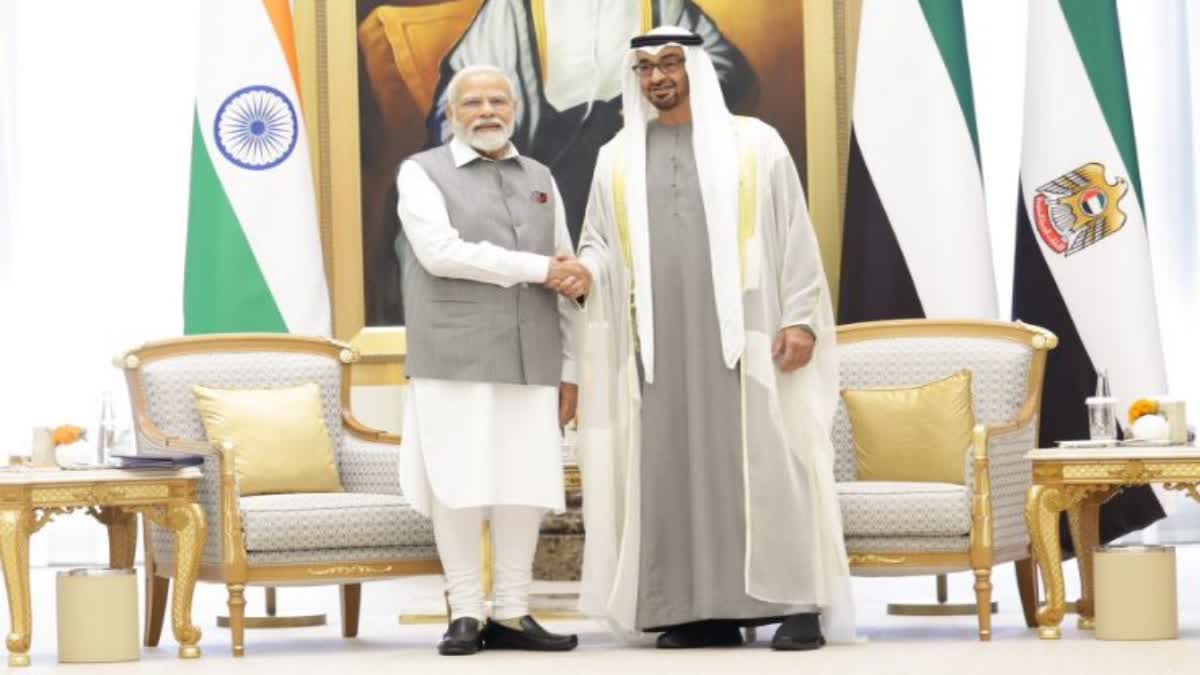 PM Modi with UAE President
