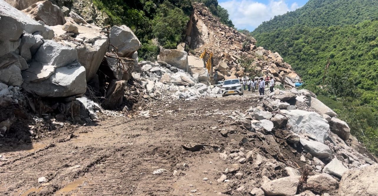 Monsoon Damage in Himachal Pradesh.