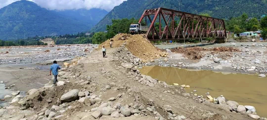 Monsoon Damage in Himachal Pradesh.