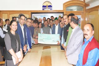 Donation for Monsoon Damage in Himachal Pradesh.