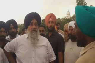 Sukhbir Badal came to see the situation in Sardulgarh constituency
