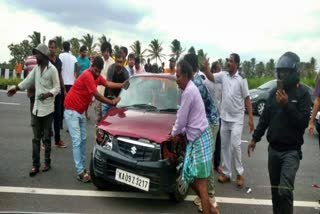 ಬೆಂಗಳೂರು - ಮೈಸೂರು ರಾಷ್ಟ್ರೀಯ ಹೆದ್ದಾರಿಯಲ್ಲಿ ಸರಣಿ ಅಪಘಾತ