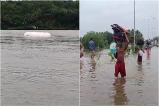 HEAVY RAIN IN UTTARA KANNADA  LANDSLIDES OVER RAIN  TANKERS OVERTURNED  UTTARA KANNADA